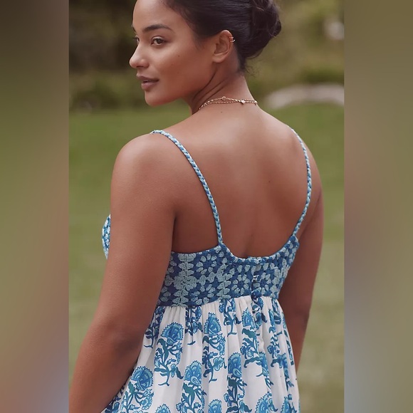 Ro's Garden Guinea Maxi Dress Anthropologie - Picture 3 of 16